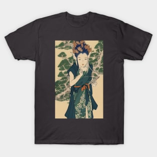 Forest elf, japanese ukiyo e art style T-Shirt